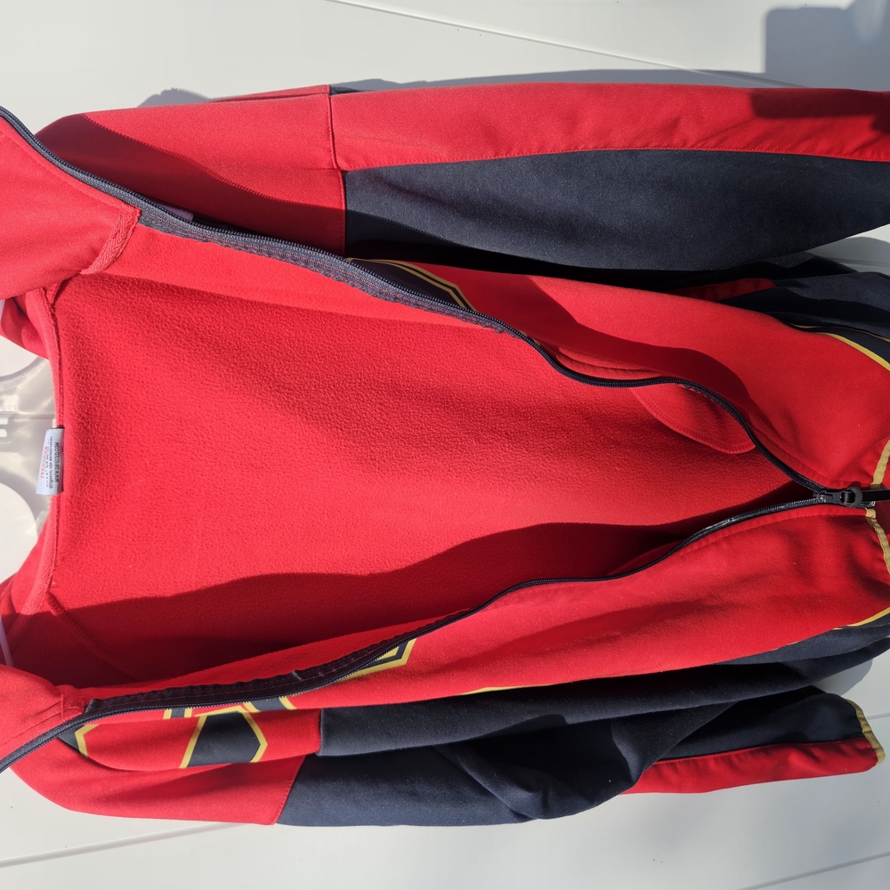 Red and Black Spider Design Jacket Difuzed Brand Size LARGE - Picture 5 of 5